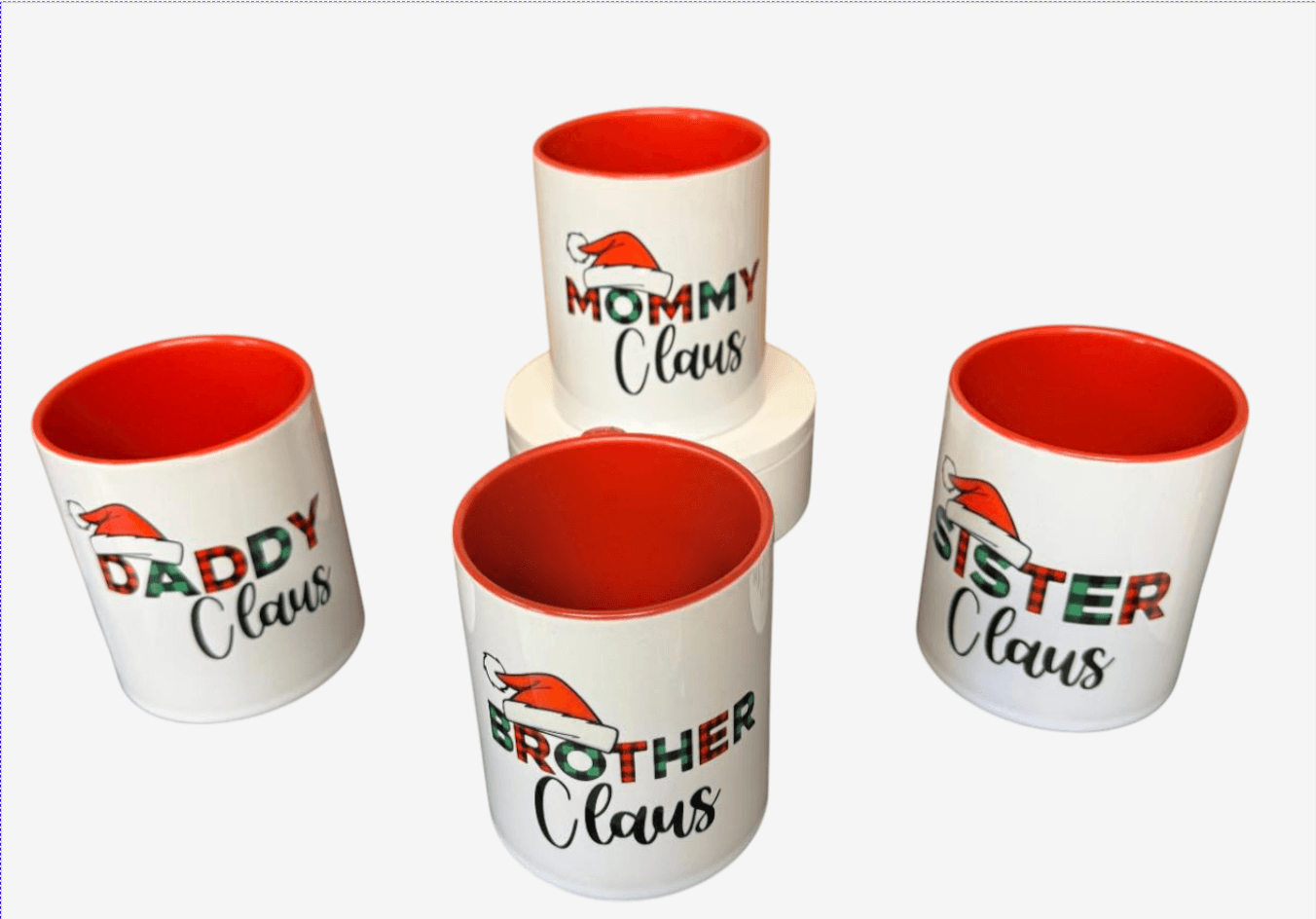 Claus Family Mug Set